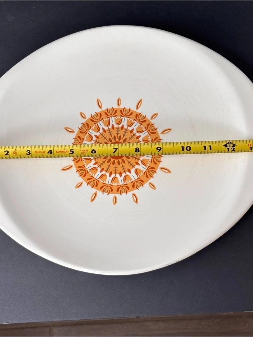 Vintage Steubenville Pottery Co.  Rondelay Oval Platter MCM